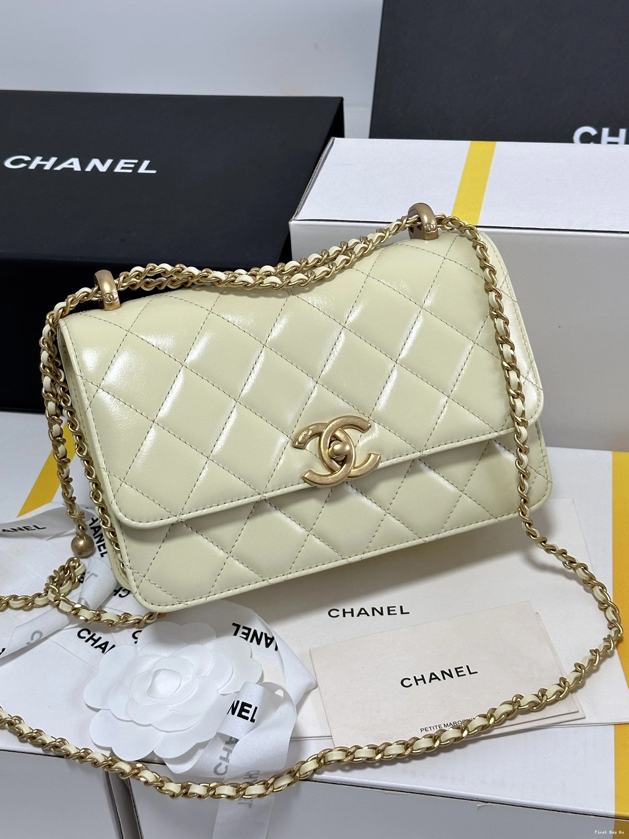 Firstbag Ru BAG CHANEL FLAP - 14.5*22*8cm 0712